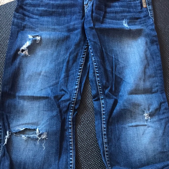 Silver Flare Jeans - Picture 2 of 4